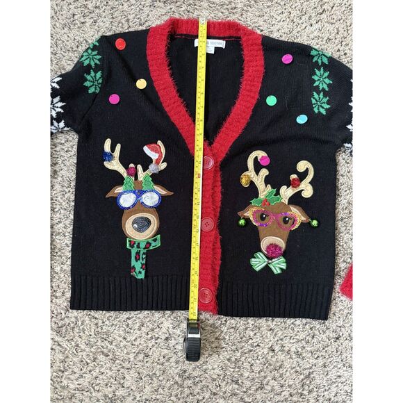 Celebrate Together Christmas Sweater - Size Medium - Festive Reindeer - Picture 10 of 10